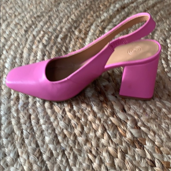 Pink Backstrap Heels - Picture 2 of 3